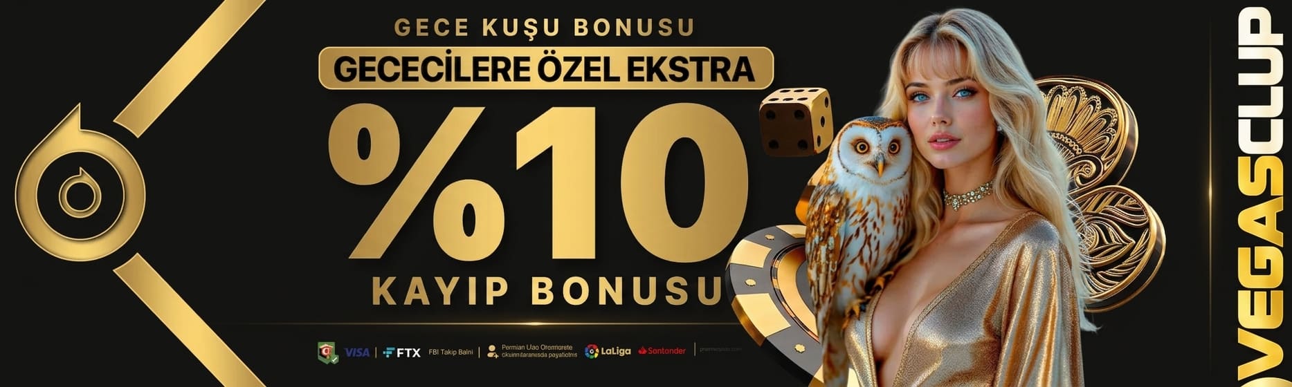 Gecekuşu Özel Ekstra %10 Kayıp Bonusu